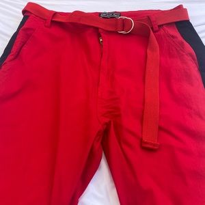 Red/Black Cargo Pants